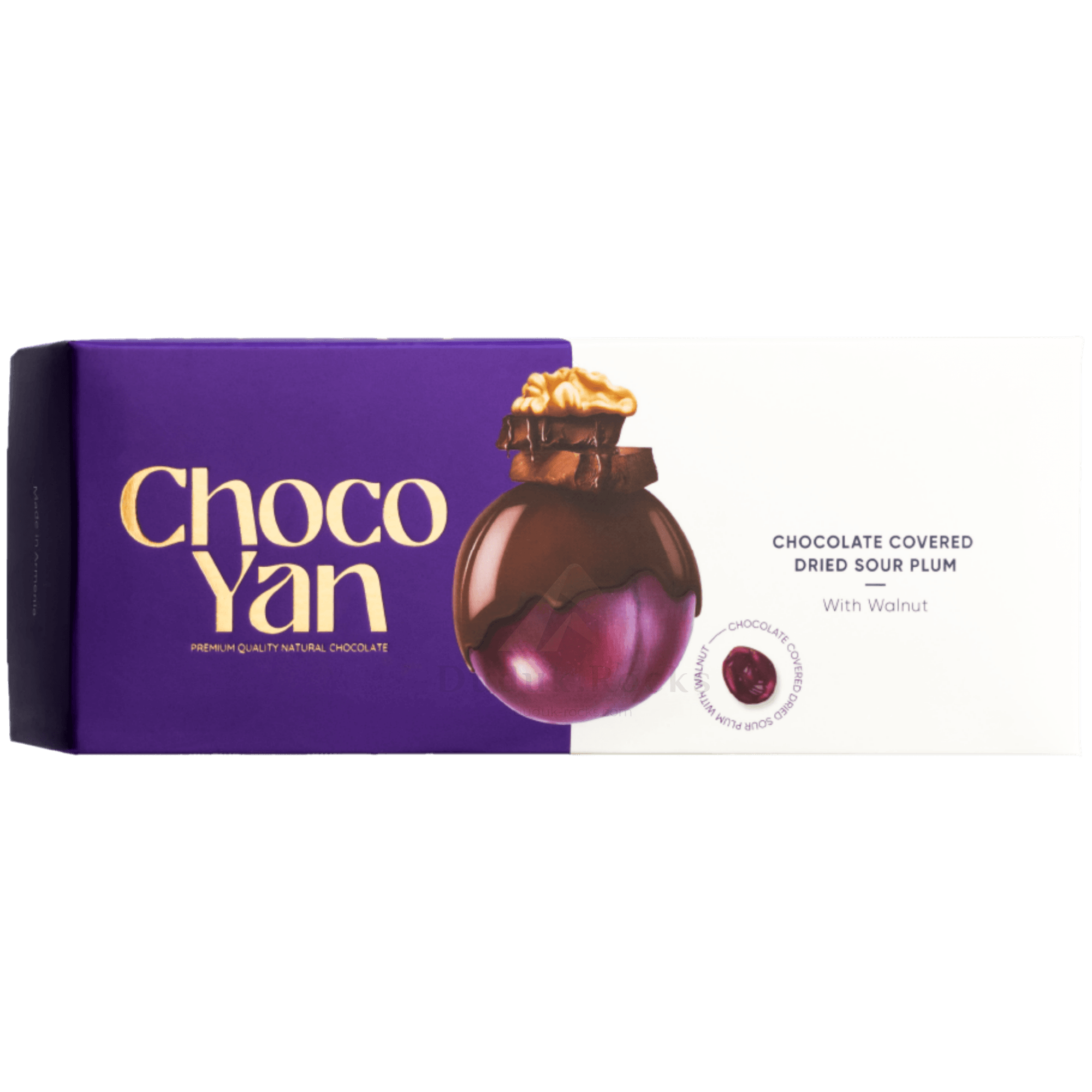 ChocoYan SOUR PLUM with Walnut covered in Premium Chocolate