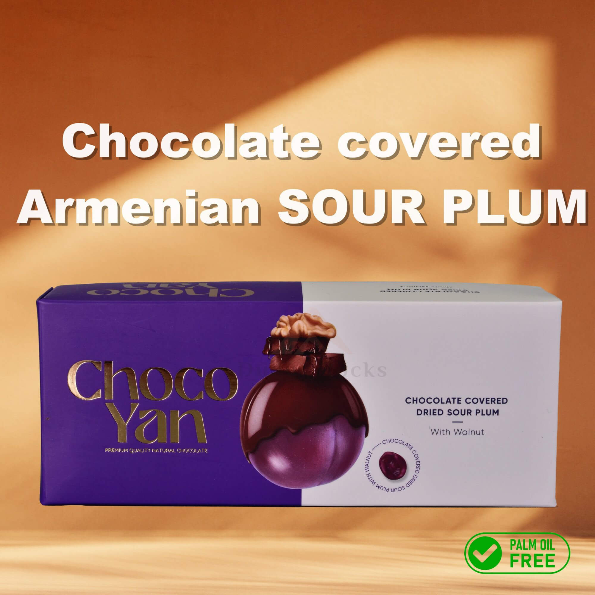 ChocoYan Chocolate covered dried SOUR PLUM with Walnut